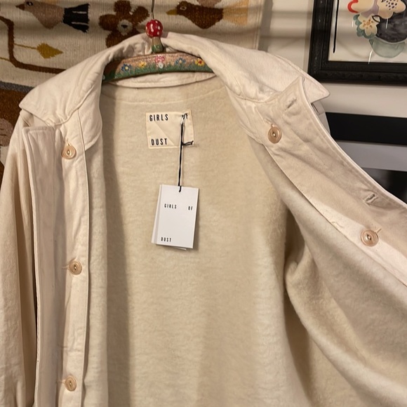 GIRLS OF DUST W FIELD COAT IN NATURAL - Picture 9 of 10